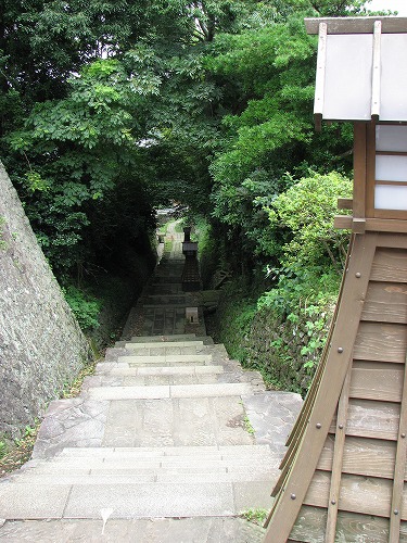 鏡川町の石段2