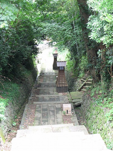 鏡川町の石段3
