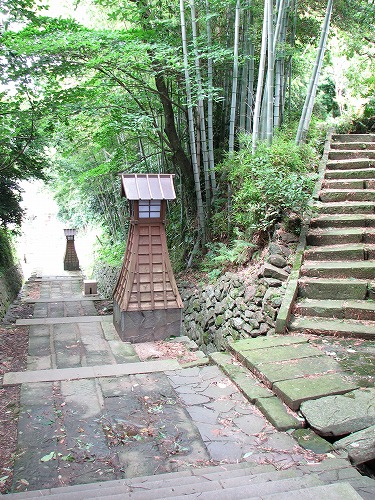鏡川町の石段4