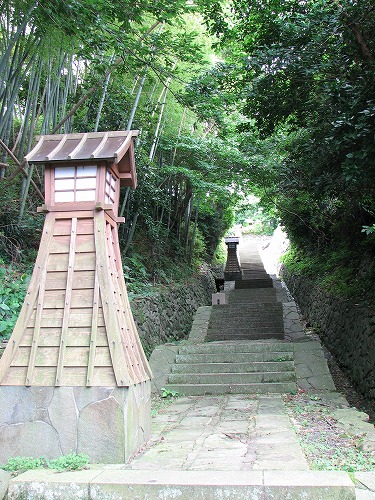 鏡川町の石段6