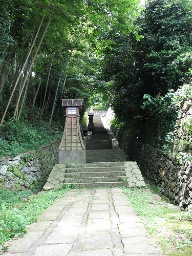 鏡川町の石段9