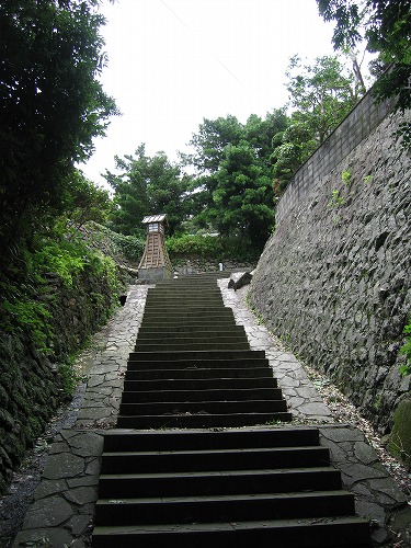 鏡川町の石段12