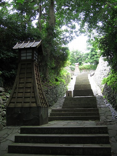 鏡川町の石段13