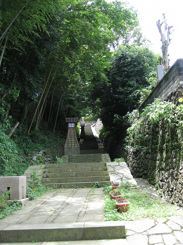 鏡川町の石段14