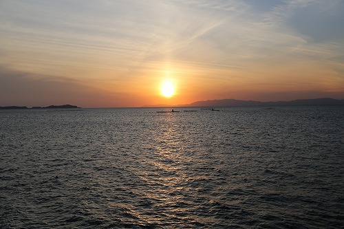 小浜の夕陽2