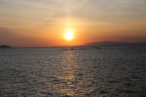 小浜の夕陽4