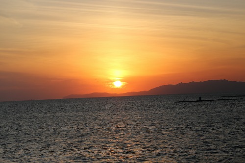 小浜の夕陽6