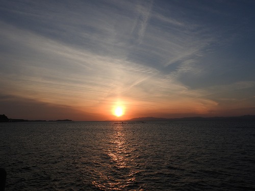 小浜の夕陽3