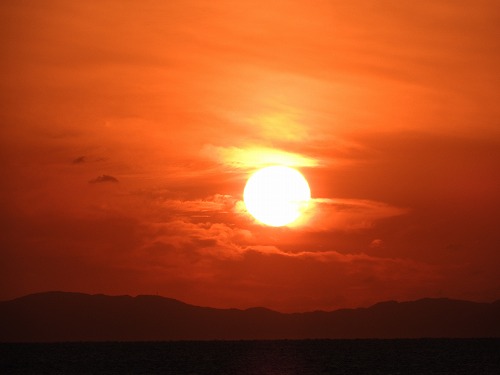 小浜の夕陽8
