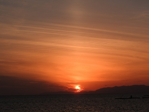 小浜の夕陽13