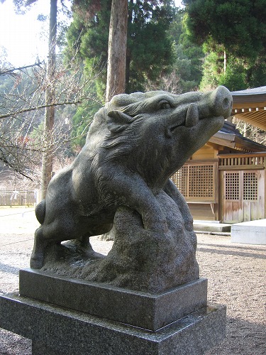 和気神社の猪19